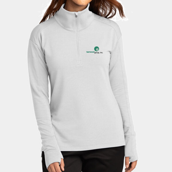 Ladies Burwood Flex Fleece 1/4 Zip Pullover Thumbnail