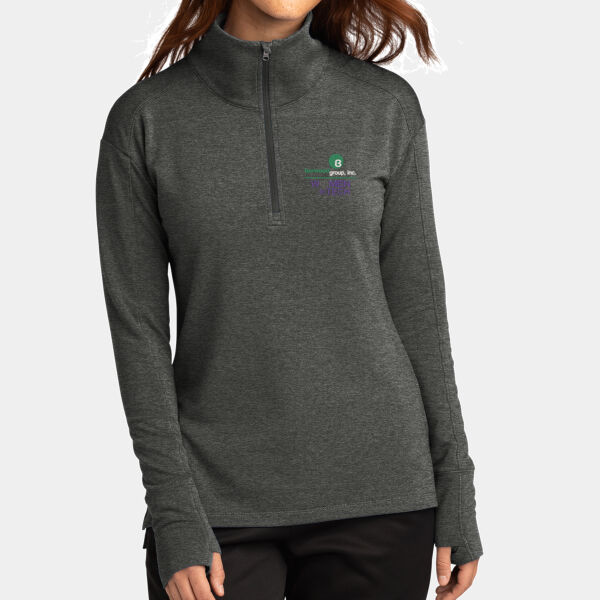 Ladies Women in Tech flex fleece 1/4 Zip Pullover Thumbnail