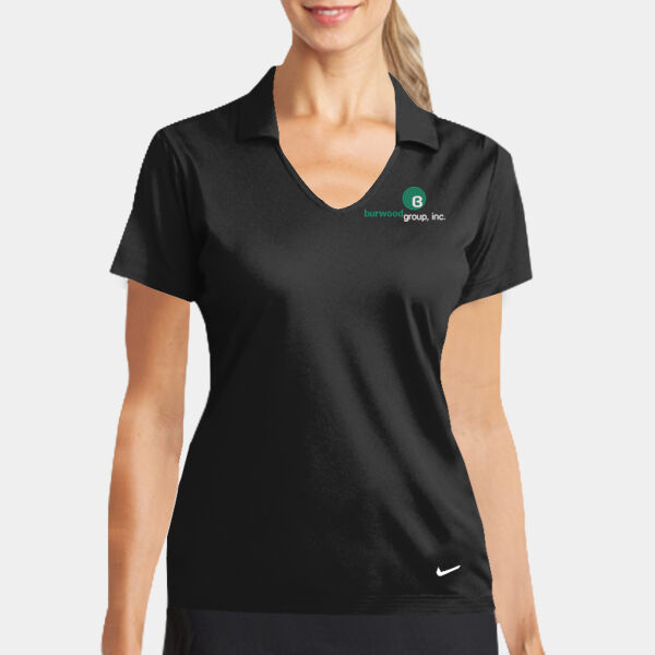 Ladies Burwood Nike Vertical Mesh Polo Thumbnail
